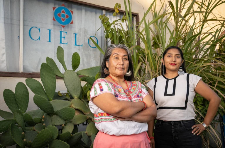 Two women at Cielo